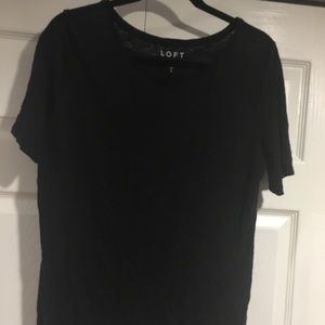 Linen black T-shirt